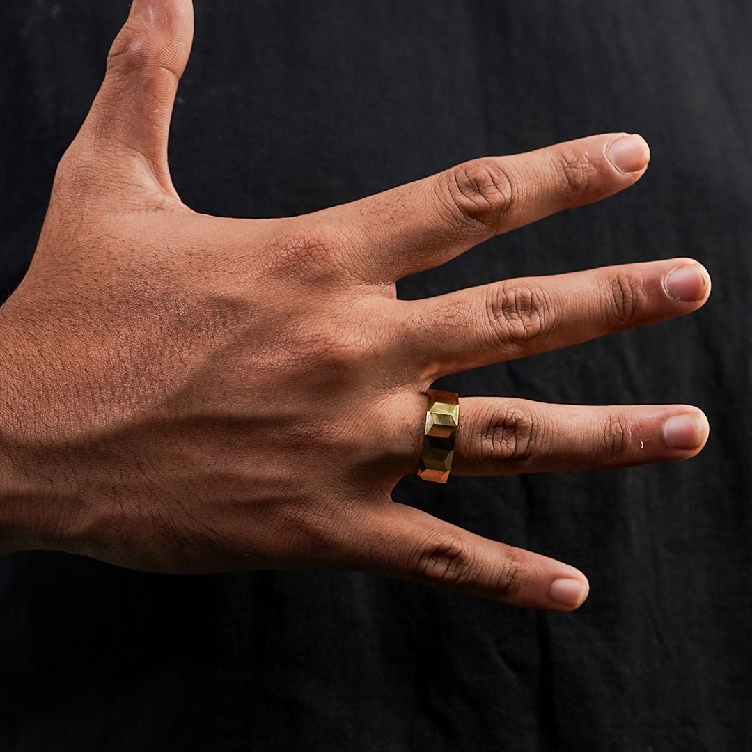 hammered ring