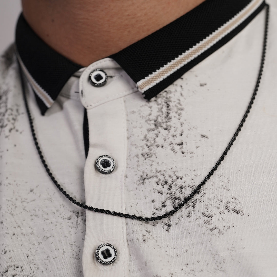 black spiga chain