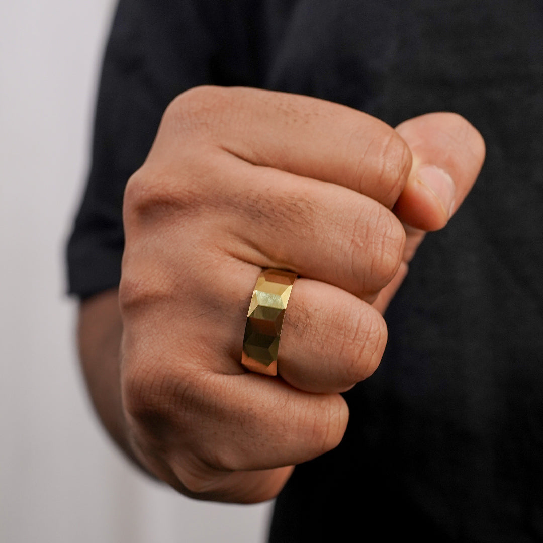 hammered ring