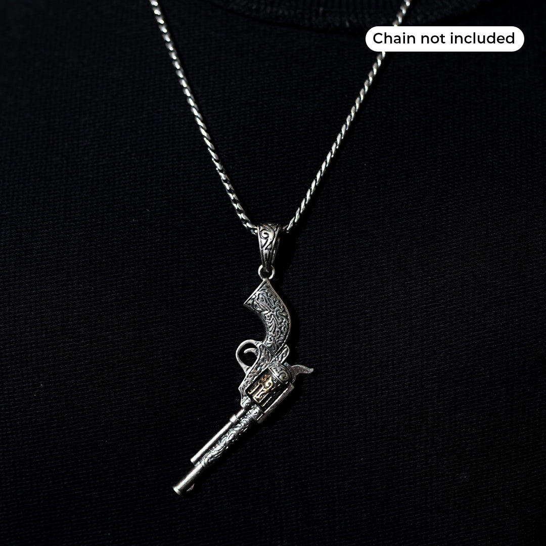 Vintage Revolver Pendant