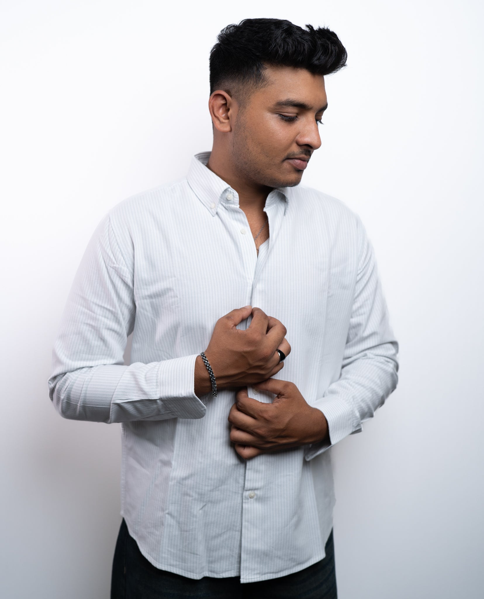 White Static Shirt